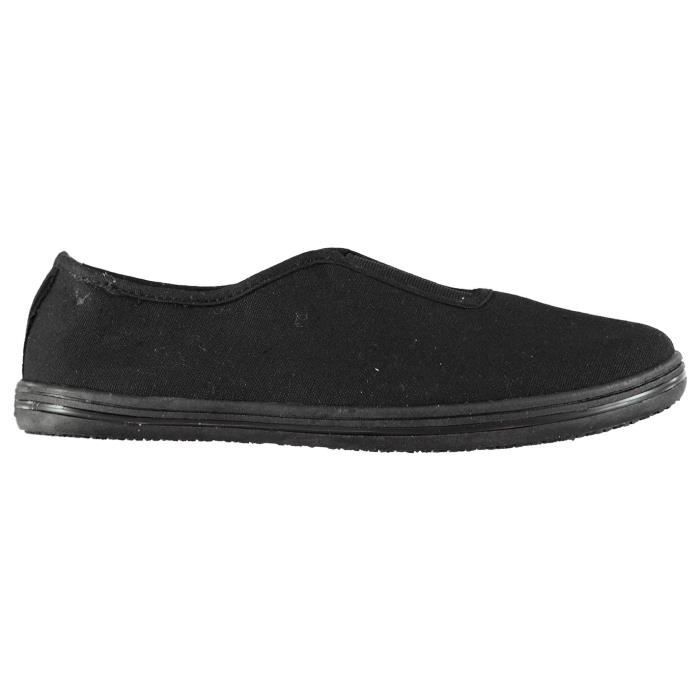 Slazenger Tennis en toile slip on pour garcon Noir Noir Cdiscount