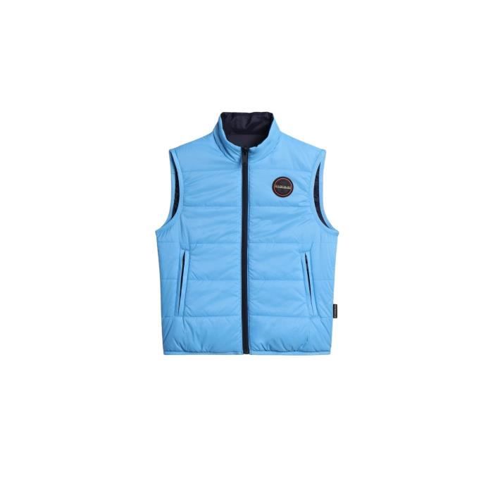 Veste sans manche enfant Napapijri Santafe blue azure b2c 12 ans Blue azure b2c Cdiscount Pret a Porter
