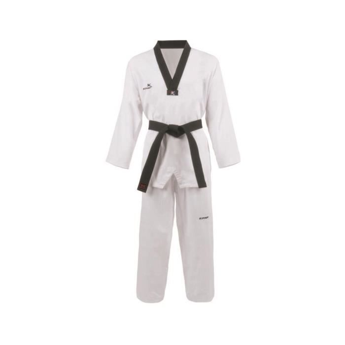 KPNP Dobok taekwondo col noir DAN homologué WT