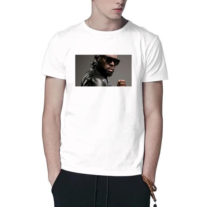 T-Shirt avec imprimé en MAITRE-GIMS Manche Courte Tee - Homme Rouge