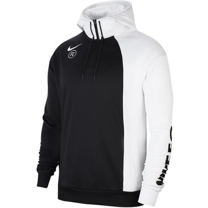 à capuche Nike F.C. Noir/Blanc 100 % Polyester Noir - Cdiscount Sport