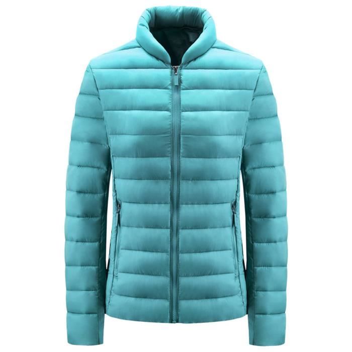 Doudoune legere femme bleu shop