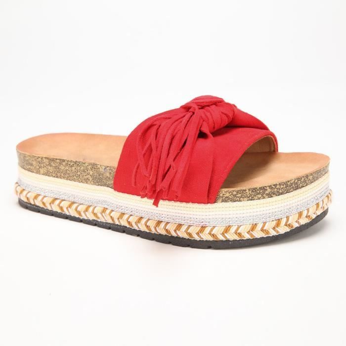 Sandales ethniques best sale à pompons