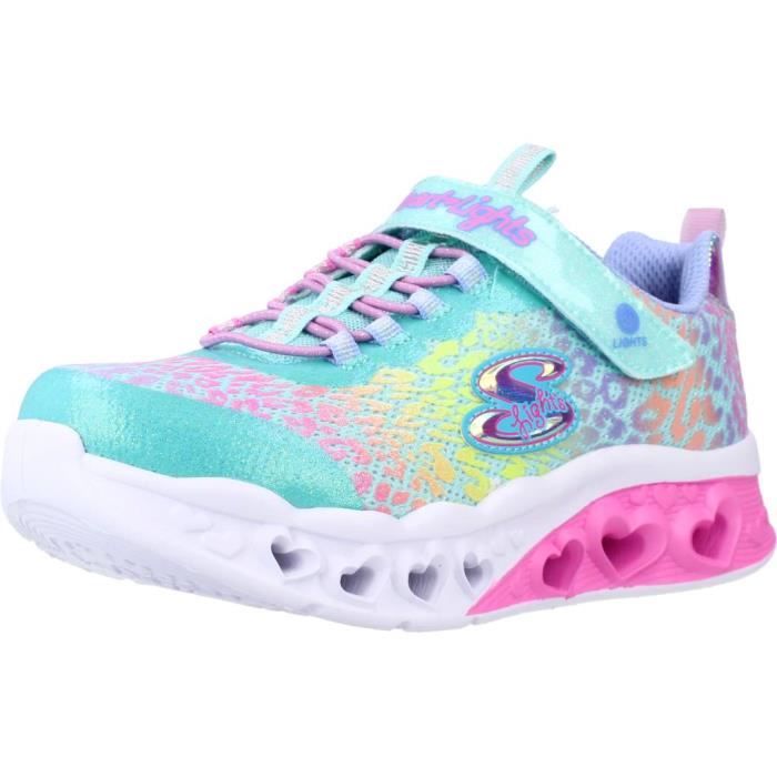 Skechers Basket - SKECHERS - 117855 - Blanc - Fille - Enfant - Synthétique - Lacets