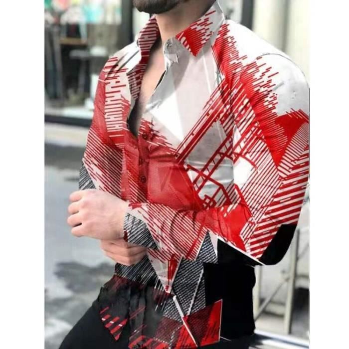Chemise Homme Vintage Zendrop Polyester - Décontractée - NEUF Avec Étiquettes