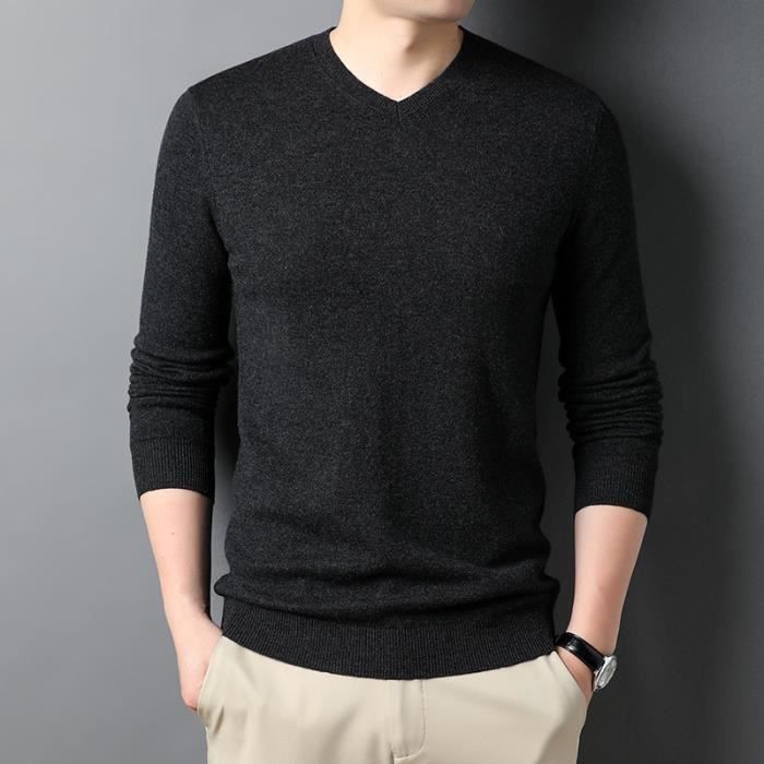 Pull Femme En Cachemire - Manches Longues, Col Montant, Uni, Doux Et Chaud Pour Automne/hiver