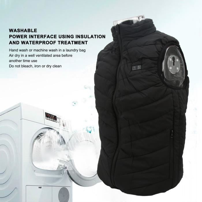 Gilet chauffant USB Gilet chauffant alimenté par USB à 3 niveaux de