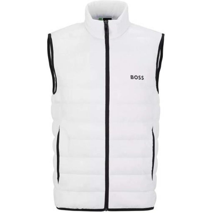 BOSS - Veste déperlante avec col en fourrure synthétique