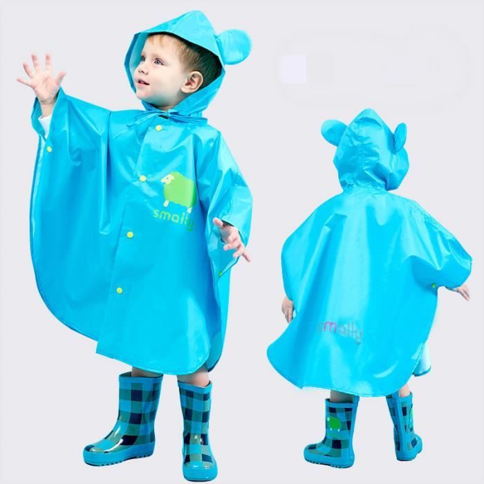 Poncho Batman Enfant Pluie main image 1