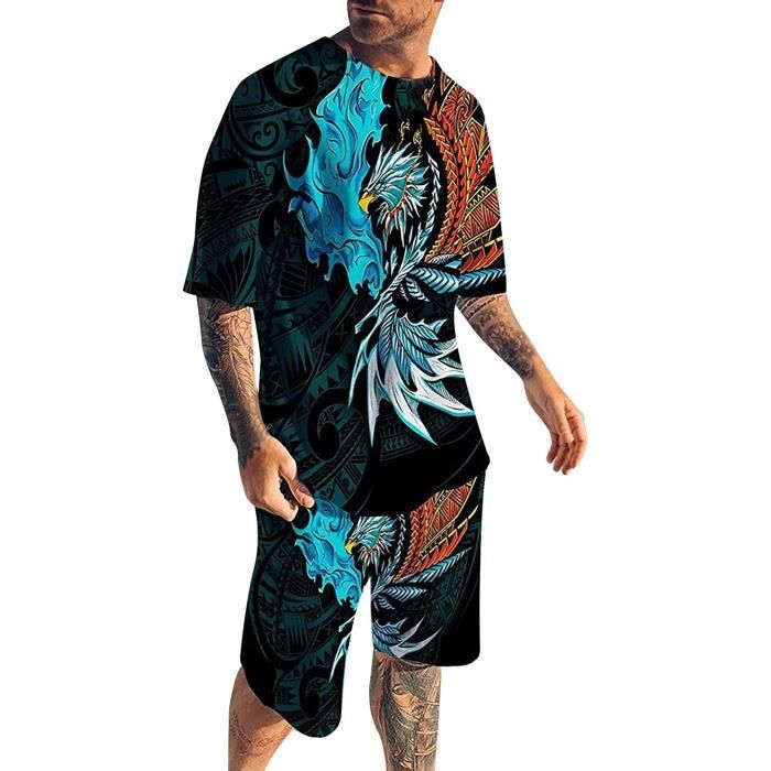 Survetement de sport pour homme Homme Sportswear 2 Piece Sets ENSEMBLE DE VETEMENTS bleu fonce Bleu Cdiscount Pret a Porter