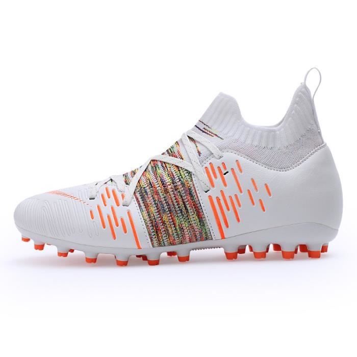 Chaussures De Football Enfant – Crampons Antidérapants, Légères, Amorti Talon, Pour Terrains Synthétiques