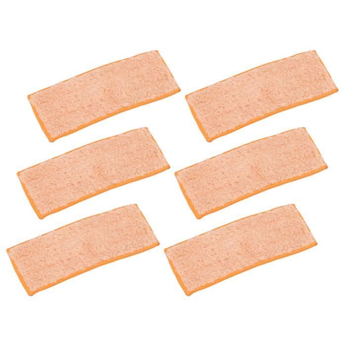 Lot De 8 Lingettes Réutilisables Pour Swiffer - En Polaire Corail, Lavables - Pour Sols, Vitres, Surfaces