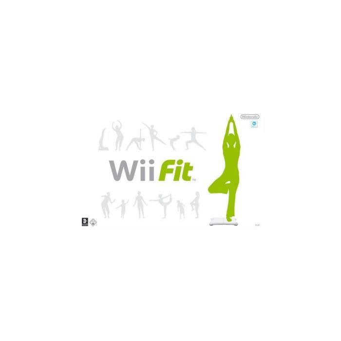 Wii Fit - Wii - Jeu Vidéo De Sport - Nintendo - Permet De Faire De L'Exercice À La Maison