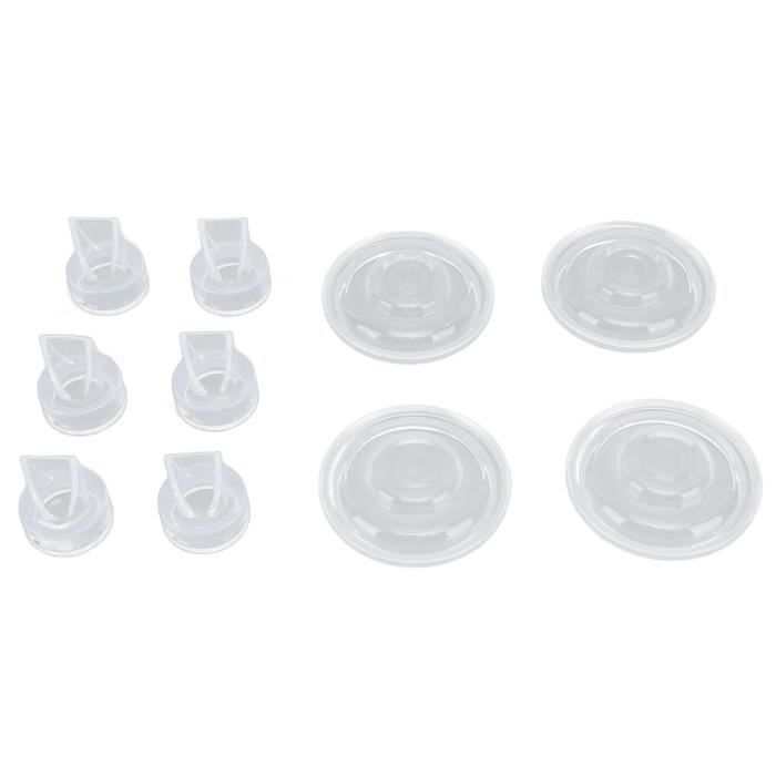 Valves et diaphragmes en silicone pour pompes de buste portables