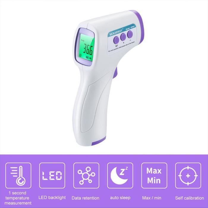 Thermometre Professionnel Thermometre Frontal Infrarouge Num