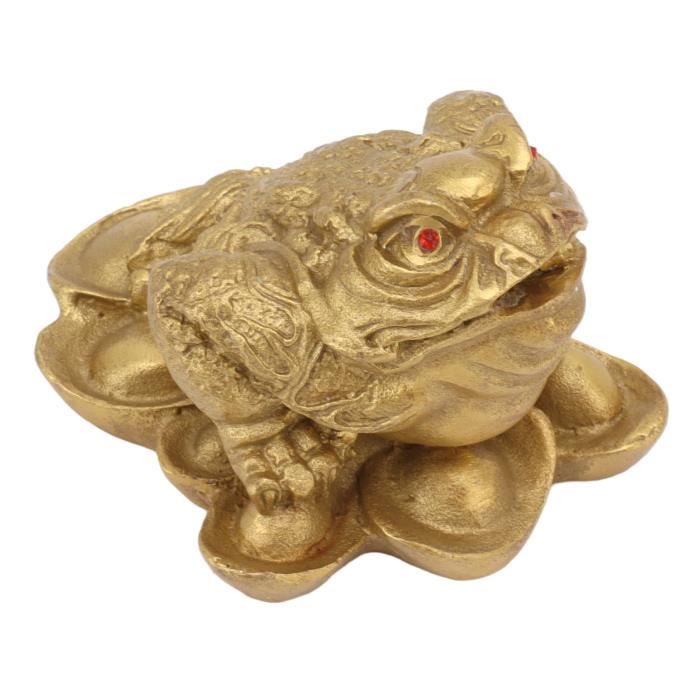 Crapaud feng shui à 3 pattes, symbole traditionnel de prospérité