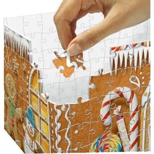 Ravensburger Puzzle 3D Boîte à Crayons Minecraft - 216 Pièces Numérotées - Sans Colle - Dès 8 Ans - Accessoires Inclus