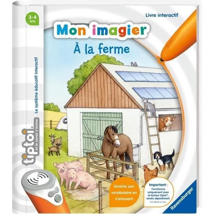Ravensburger - tiptoi® Mon imagier à la ferme - Apprentissage ludique du vocabulaire de la ferme - M