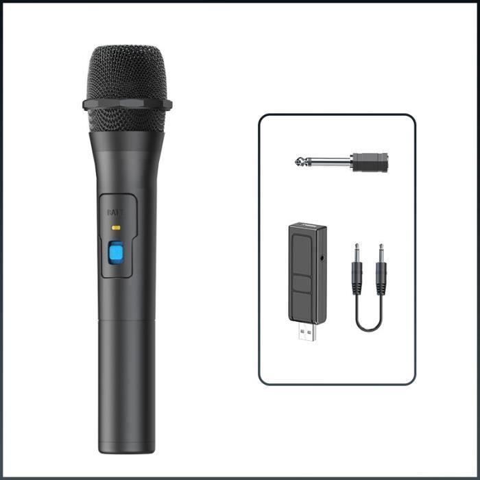 Microphone karaoké sans fil pour enfants, Bluetooth, déterminer,  haut-parleur portable, lecteur KTV domestique avec lumières