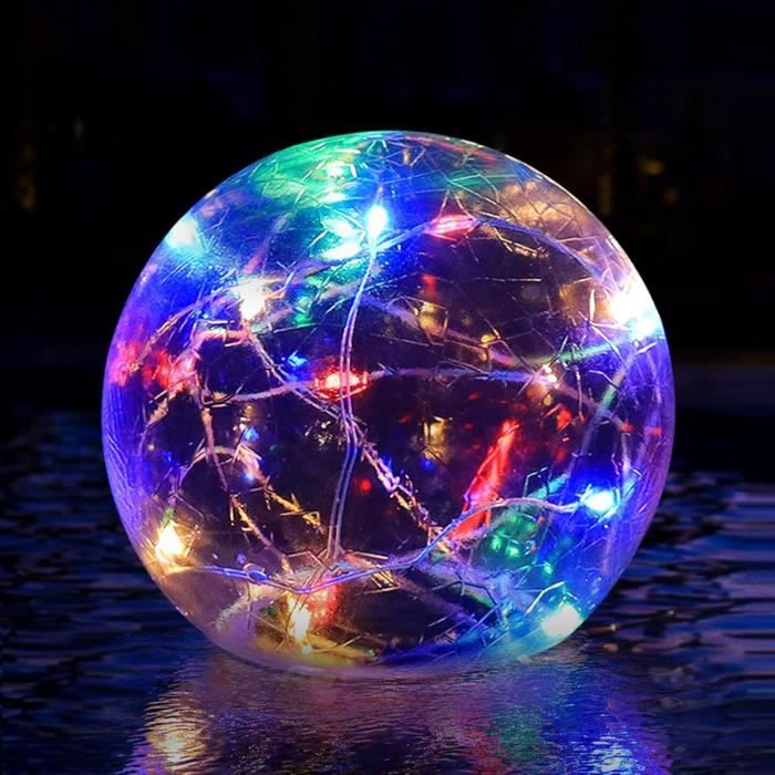 Boule Lumineuse Solaire Flottante – Ambiance Magique Pour Piscine, Jardin Ou Intérieur