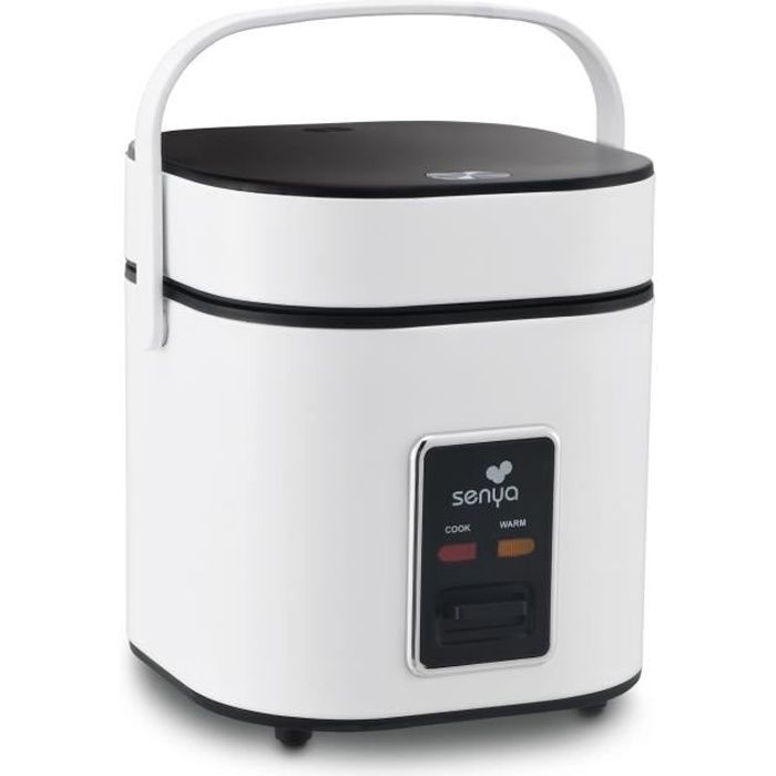 SENYA Cuiseur à riz - Cuiseur vapeur 2L - Blanc