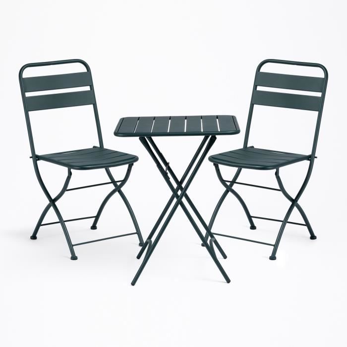 Table et chaises pliantes d'appoint 6 places - Cdiscount Jardin