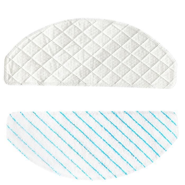 Lot De 50 Chiffons Pour Robots Ecovacs Deebot - Compatible N8, T8, T9 Série - 24.6cm