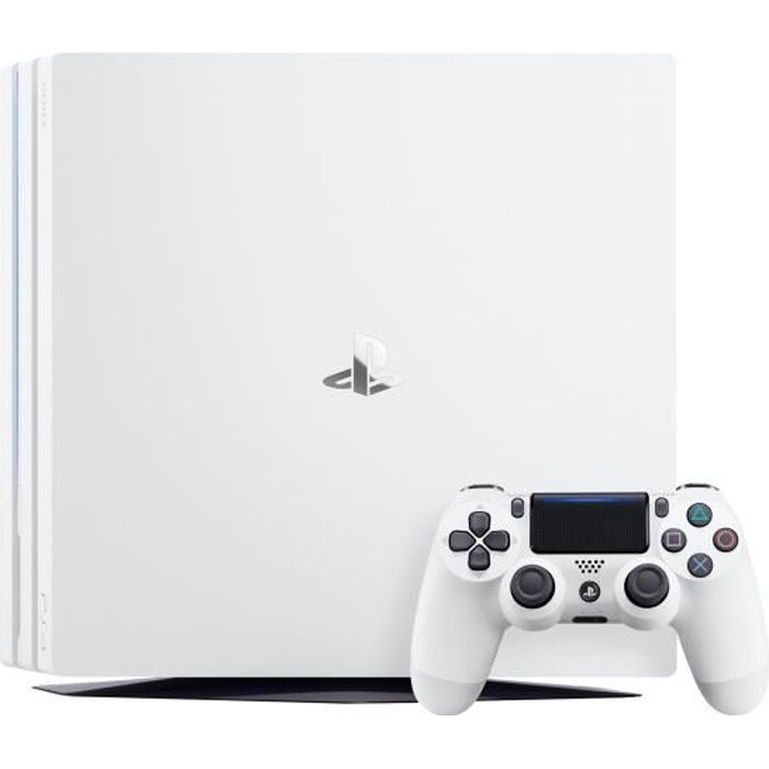 Console de jeux PS4 Pro 1 To HDD Blanc glacier Sony Cdiscount