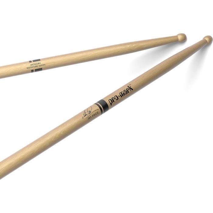 Baguette 5a Baguettes De Batterie ProMark SD1 Hickory - , Diamètre 15,49 Mm, Longueur 381 Mm Olive Ronde Nylon