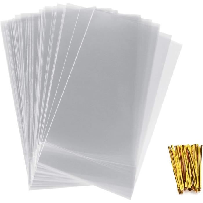 2000 Sacs Transparents En Cellophane Auto-adhésifs 9x13 Cm - Pour Rangement Bijoux, Pièces, Objets