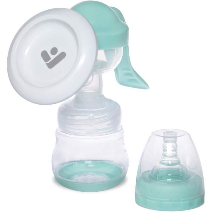 Tire-lait Manuel En Silicone - Sans BPA, Qualité Alimentaire, Couleur Violette, Avec Bouteille De Collecte
