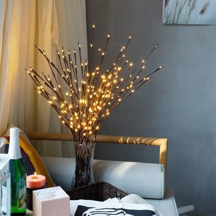 Led Branche D Arbre Interieur Lumiere Partie Mariage Maison Jardin Decor Fee Guirlande Cdiscount Maison
