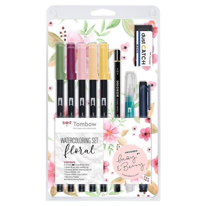 Tombow - Ensemble de toile aquarelle - Bord de mer - Ensemble de peinture aquarelle