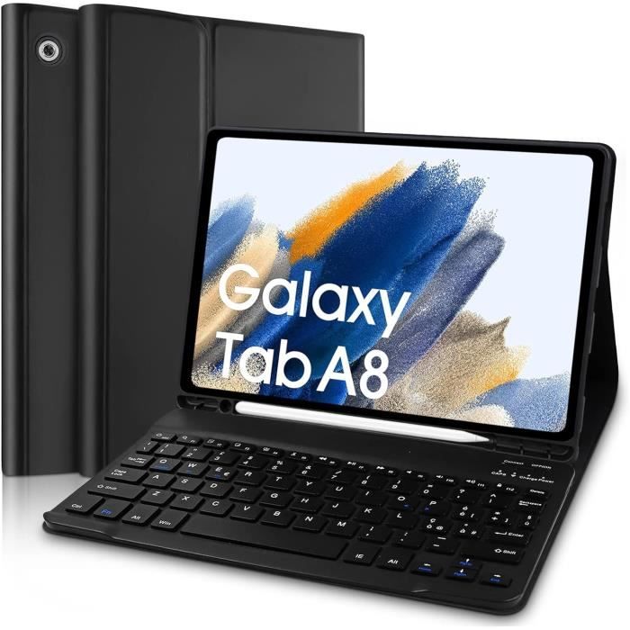 Étui Clavier Bluetooth FOGARI Pour Redmi Pad Pro 12.1 (2024) - QWERTY Italien, Détachable, Support Réglable - Noir
