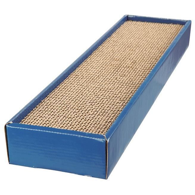 Plaque griffoir - TRIXIE - Scratchy - Bleu - 48x5x13cm - Pour chat Plaque griffoir - TRIXIE - Scratchy - Bleu - 48x5x13cm - Pour chat
