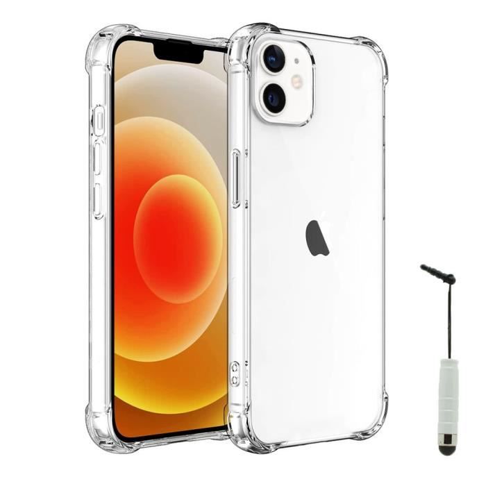 Coque souple silicone transparente Compatible avec les téléphones de la  marque Apple iPhone 13 Mini – Evetane