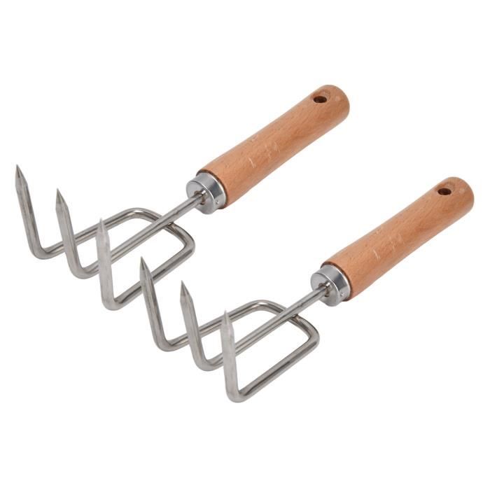 R teau Main De Jardin VGEBY R teau Griffes Avec Manche En Bois r-teau-main-de-jardin-vgeby-r-teau-griffes-avec-manche-en-bois