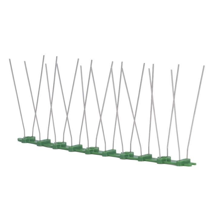 WERKTAL Antipigeons,Répulsif Efficace Contre Les Oiseaux En Acier Inoxydable Durable [3 Mètres],Montage Sans Outils Grâce à La Nanotape,Contre Toutes Sortes D'oiseaux