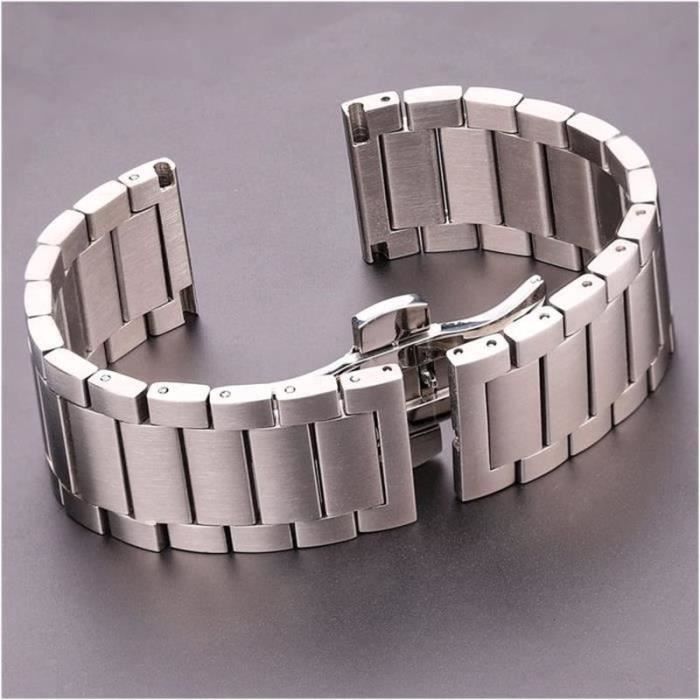 Bracelet montre metal clearance 22mm