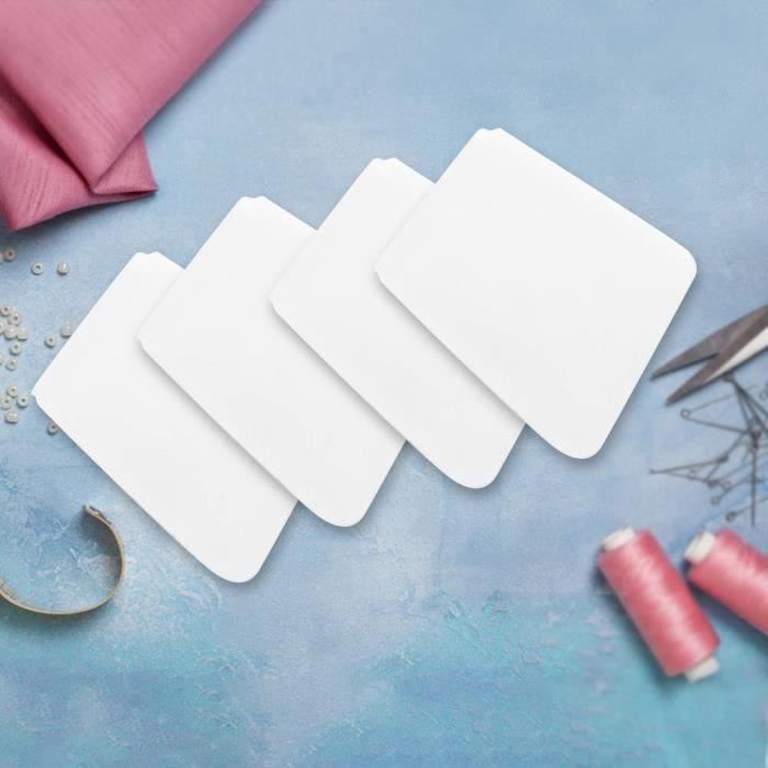 12 Stylos Couture Blanc Effaçables à Chaud - Marqueurs Pour Tissu, Disparaissent Au Fer, Idéal Patronage