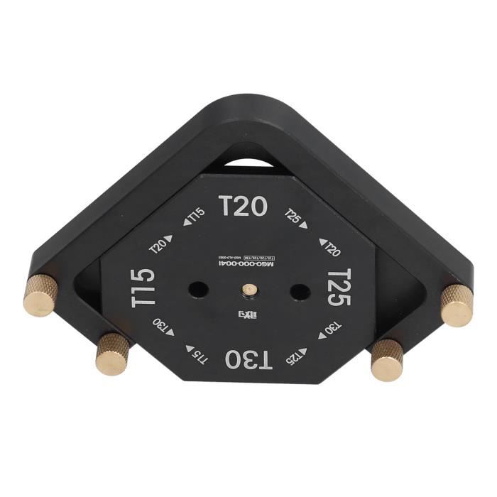 Gabari De Fraisage 4 En 1 Pour Défonceuse - 8 Rayons R10 à R50 - Alliage Aluminium - Lot De 2