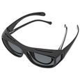 WEDO Sur-lunettes de soleil pour conducteurs avec lunettes 0,000000 Noir-1