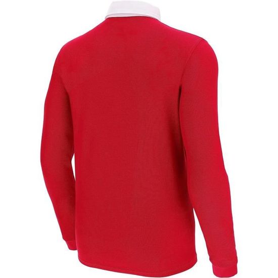 Maillot Pays De Galles Rugby Homme Manche Longue Taille