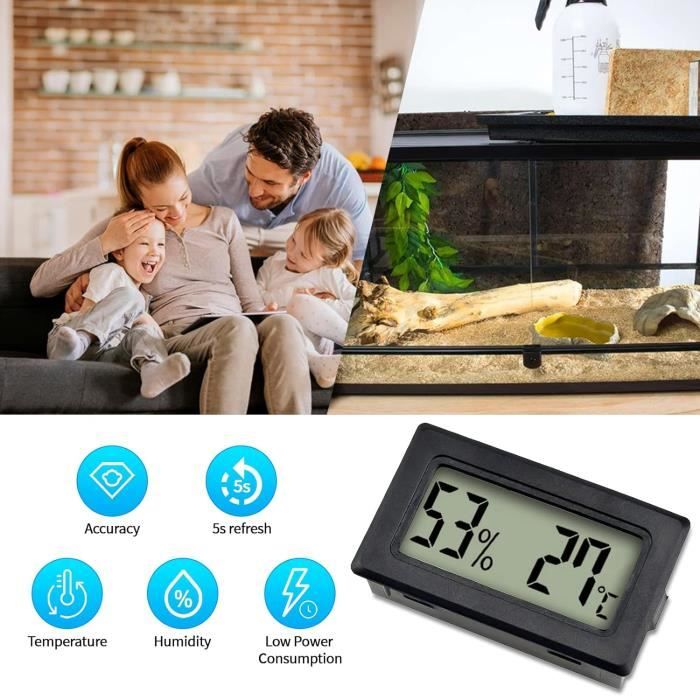 MAVORI® Mini thermomètre hygromètre intérieur petit thermometre digital MAVORI® Mini thermomètre hygromètre intérieur petit thermometre digital