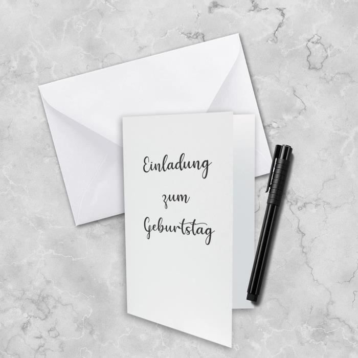 50x Tarjetas Plegadas DIN B6 - En Color Crema De Vainilla - 115 X