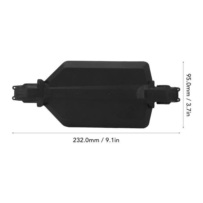 Dilwe Essieu avant de voiture RC 1/10 essieu avant en forme de diamant Dilwe Essieu avant de voiture RC 1/10 essieu avant en forme de diamant