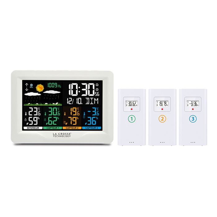 Stazione Meteo La Crosse Technology WT133: Termometro E Igrometro Bianco – Min/Max – Fissaggio Magnetico