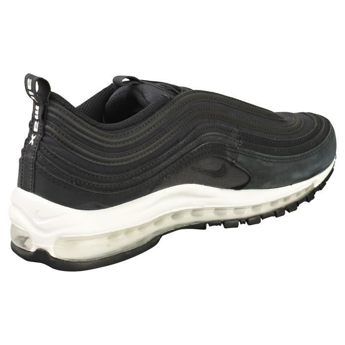 Baskets Nike AIR MAX 97 SE DQ8574 001 Homme Noir Blanc Textile Lacets Noir blanc Cdiscount Chaussures