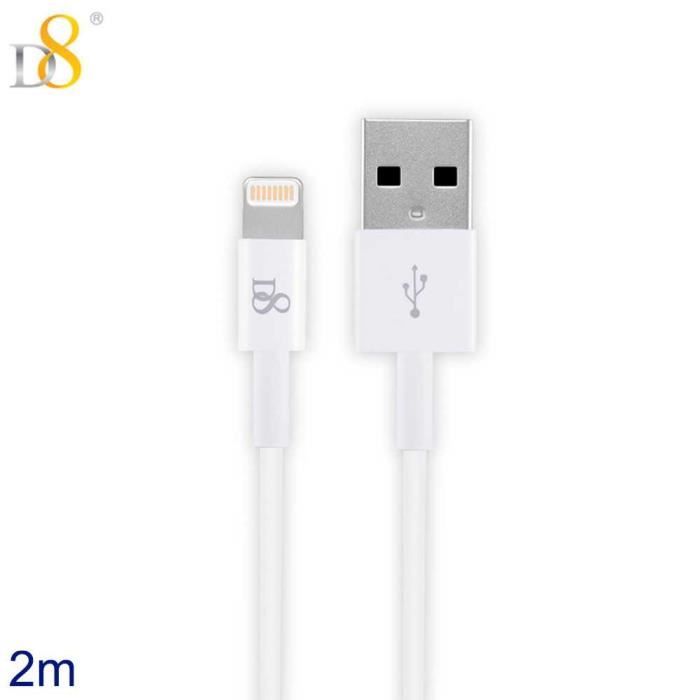 Cable USB-C Lightning 2m pour iPhone 14/14 PLUS/14 PRO/13/13 PRO/13 PRO  MAX/SE 2022/12/12 MINI/12 PRO/11 PRO/11 PRO MAX Phonillico® - Cdiscount  Téléphonie