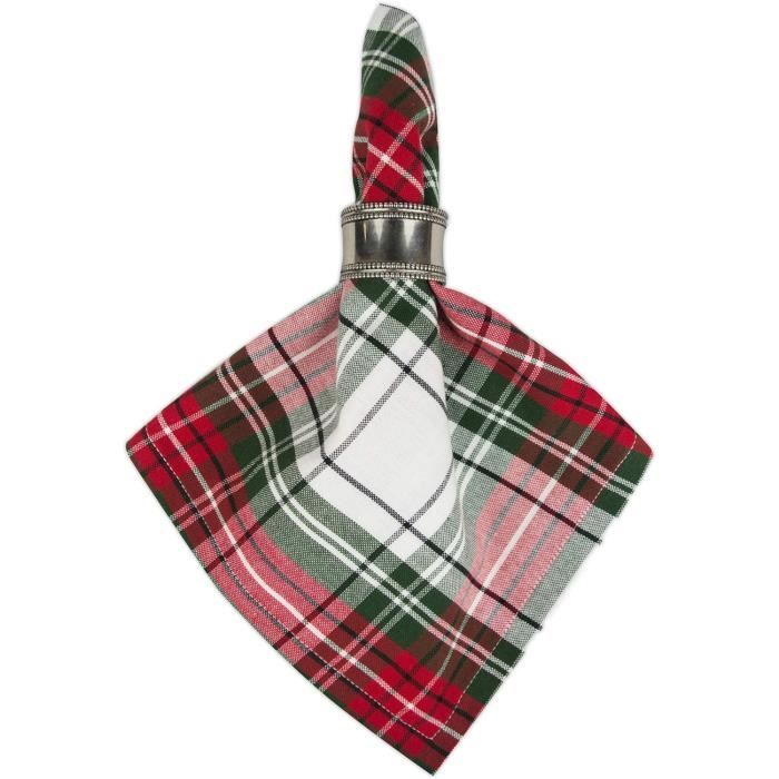 Lot De 4 Serviettes De Table En Tissu Zébré Africain